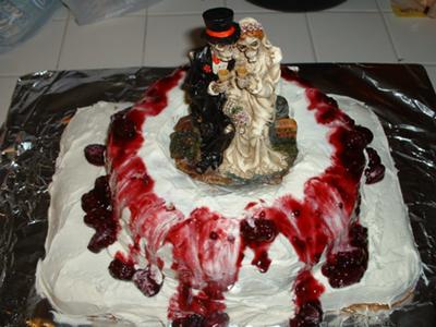 Halloween Cake Or Halloween Wedding Cake
