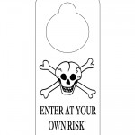 Printable Halloween Doorknob Hangers