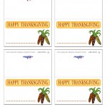 Printable Thanksgiving Place-Cards